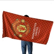 Football Team Hanging Flag Fans Swimming Beach Towel Messi Tapestry Barcelona Bath Towel BSLN Towel