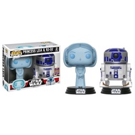 Star Wars Princess Leia Hologram & R2-D2 funko pop 2017 Summer Convention Exclus