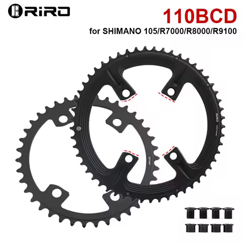 Road Bike 110BCD Chainring 50/34T 52/36T 53/39T Bicycle Chainwheel for Shimano 105 R7000 R8000 R9100