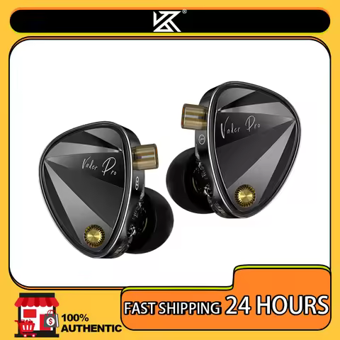 Kz Vader pro in ear monitor hifi headphone truly balanced high-end 6-driver dynamic iem headphone ad