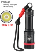 Asafee AF18D 20W LED Ultra Professional Diving Flashlight Portable Dive Lamp Spearfishing Hand Torch