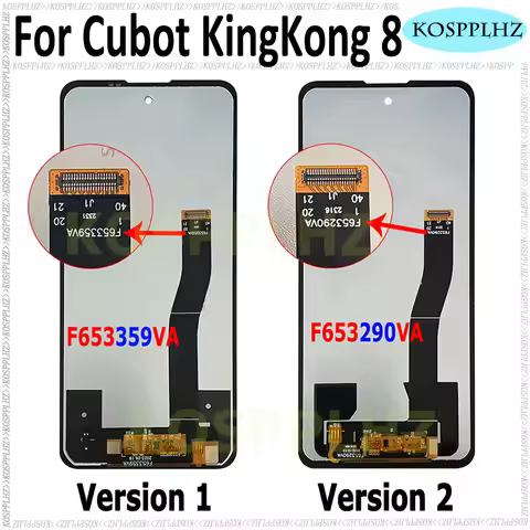 For Cubot KingKong 8 HD KingKong8 FHD Touch Screen + LCD Display Assembly Replacement + TOOLS