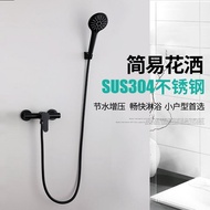 Bai Yilun304Stainless Steel Shower Nozzle Hot and Cold Shower Head Set Home Bath Top Showerhead Full Edge