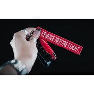 Apex Imports AIXEPA 10x Remove Before Flight Red/White Key Chain 5.5" x 1" (10 Pack)