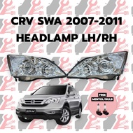 HONDA CRV SWA 2007 2008 2009 2010 2011 HEADLAMP (CHROME) WITH MOTOR/LAMPU DEPAN HONDA CRV SWA 2007-2