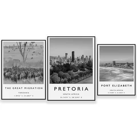 Kigali -Mombasa-Kisumu-Port Elizabeth-Abuja-The Great Migration-Khartoum -Pretoria-Seychelles- Bamak