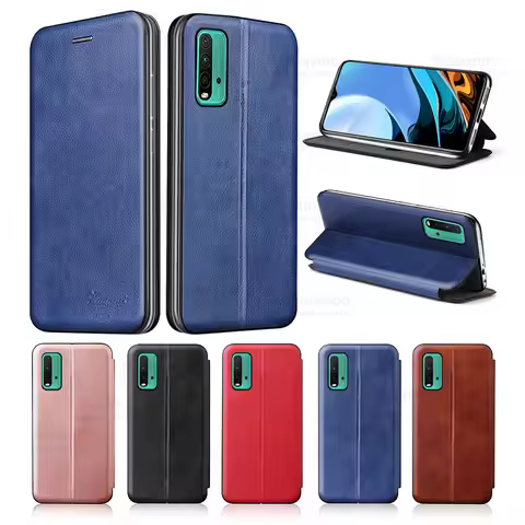 redmi 9t Case Leather Magnetic Flip phone Covers On for Xiaomi redmi 9t 9t redmy redme9t t9 red mi 9