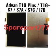 Lcd Only Tablet Tab Advan T1G plus / S7 / S7A / S7C / i7D / T1Gplus / Lcd Saja