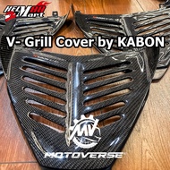 VGrill kawasaki ZX25R KABON Carbon - V-Grill Engine Cover ZX-25R ZX 25R
