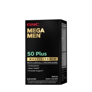 Mega Men 50 Plus Multivitamin | Heart Health | Prostate and Circulatory Support | 120 Count GNC Mega