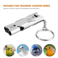 Whistle Survival Whistle Bird Parrot Training Whistle Bird Parrot Training Whistle Stainless Steel