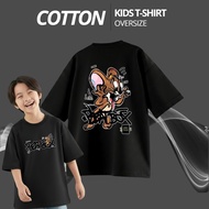 KAELAN Oversized Children's T-Shirt Cotton Material JERRY BEATBOX Unisex Children's Fashion