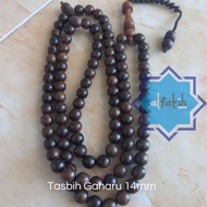 14mm agarwood prayer beads 99 beads grade A+ Kalimantan agarwood prayer beads muslim prayer beads fr