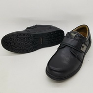 Finotti K 206 Sepatu Kantor Formal Pria Kulit Berkualitas Premium Casual Tempel Perekat Hitam Sepatu Kerja Cowok