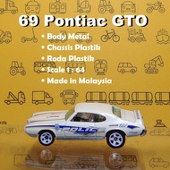 HOT WHEELS Loose 69 Pontiac GTO Police