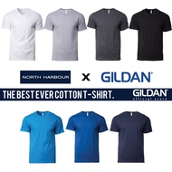 GILDAN x NORTH HARBOUR The Best Ever Cotton T-Shirt Unisex Adult Plain Cotton T-Shirt NHR1100