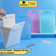 File bag handle plus sticker / Organizer file bag/ Map document bag Stationery box file file bag