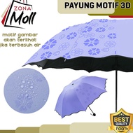 (XN7] ZM MAGIC 3D FOLDING UMBRELLA MAGIC UMBRELLA DIMENSIONAL RAISED MODERN MOTIF