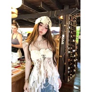 Vintage Lace Camisole - Y2K Gyaru Aesthetic with Ruffles