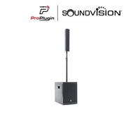 SOUNDVISION ACS-1000 Active Speaker Set 4 Columns 3 Inches 10 Inch Subwoofer (Proplugin)