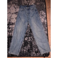 Ecinos Denim Straight Jeans Vintage Blue Washed