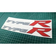 Type R - side decal/sticker for Civic FL5 Type R