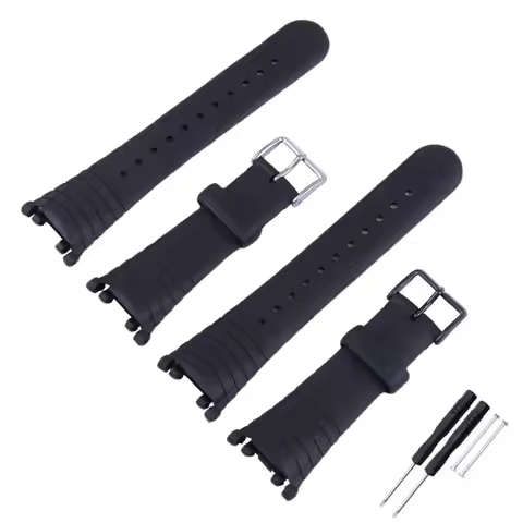 Men's rubber watch strap accessories compatible for SUUNTO VECTOR women's sports waterproof silica g