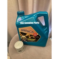ORIGINAL PERODUA ENGINE OIL 0W-20 FULLY SYNTHETIC + OIL FILTER