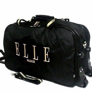 HITAM Elle TROLLY Clothing BAG/ELLE Black TROLLY TRAVEL BAG