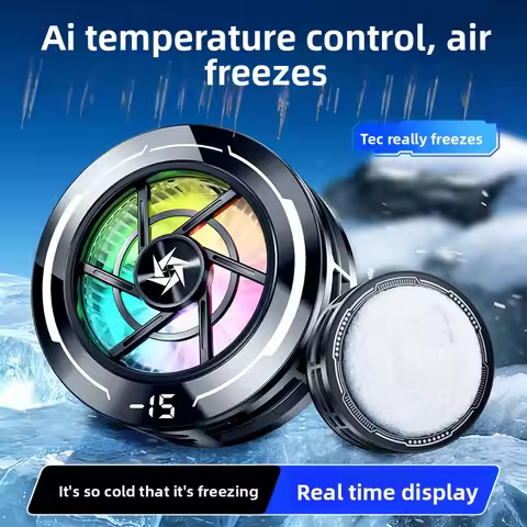 cooling phone fan 15w cell phone cooler radiator magnetic cell phone game cooler for cell phone port