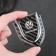 1 Piece Volkswagen Carbon Fiber Metal Car Sticker For Volkswagen Jetta Beetle Golf MK7 MK6 Scirocco Tiguan Passat Sharan Touran Car Badge Auto Decal Emblem
