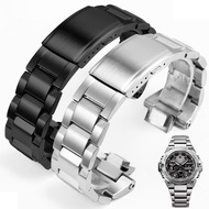 Alternative G-SHOCK Casio GST B400 Steel Heart Stainless Steel Watch with Black Silver Stainless Steel Accessories