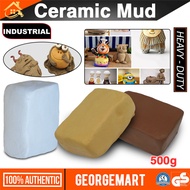 Natural Pottery Clay Air-Hardening Modeling Clay Natural Air-Dry Non-Toxic Pottery Clay 500g