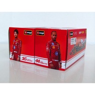 Bburago 1/43  F1 2025 Ferrari SF-25 Team Scuderia Ferrari  (# 44 Lewis Hamilton)(#16 Charles Leclerc