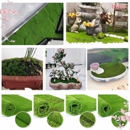 BLISS Fake Moss Grass Turf, DIY Eternal Life Artificial Moss Carpet, Artificial Plants Lifelike Gree