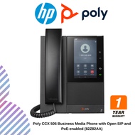 [PREORDER-CHAT SELLER] Poly CCX 505 Business Media Phone with Open SIP and PoE-enabled (82Z82AA)