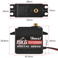Servo RC 9IMOD Digital Servo Motor 9g 17g 15kg Metal Gear Steering Servo for 1:8 1:10 1:12 1:24 RC C