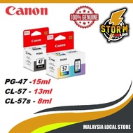 Canon PG-47  CL-57  CL-57S  PG47 CL57 CL57S Original Ink Cartridge. E410 E470