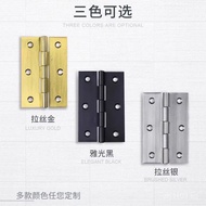 Thickened stainless steel hinges, complete set of hardware accessories for wooden boxes, louvered do