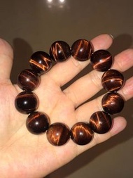 （優惠）18mm+閃電⚡️紅虎眼石/虎眼石/水晶手串