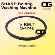 SHARP BELTING ESX1168 O-474E ORIGINAL Belting SHARP Mesin Basuh O474E V-BELT Washing Machine