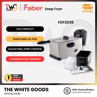FABER Deep Fryer 3.0L Adjustable Temperature Easy-Clean Enamel Pot & Detachable Basket FDF2038