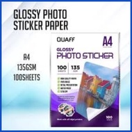 ┗ ♣ ∢ QUAFF Photo Sticker, photo paper sticker