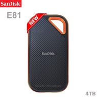 SanDisk Extreme PRO Portable SSD 4TB (SDSSDE81-4T00-G25) Up to 2000 MB/s Read &amp; Write Speeds เอสเอสดี พกพา แซนดิสก์ อุปกรณ์สำรองข้อมูล เก็บข้อมูล ฮาร์ดดิสก์ภายนอก รับประกัน 5 ปี