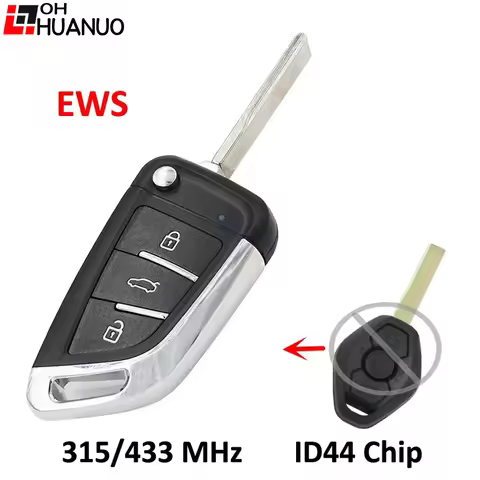 Upgraded for EWS System Flip Modified Remote Key for BMW 1/3/5/7 Series X3 X5 Z3 Z4 315MHz Or 433MHz