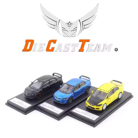 DCT 1: 64 Simulation Alloy Die-casting Car Model FD2 Model 8th Generation Honda Civic Type R Kids To