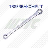 JTC STAR TYPE OFFSET WRENCHES E6 x E8 JTC-EF0608 114mm / E7 x E11 JTC-EF0711 130mm / E10 x E12 JTC-E