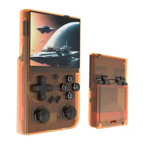 A28Q-R35plus Retro Video Game Console 64G 10,000+ Games 3.5In IPS Screen Handheld Game Console Linux