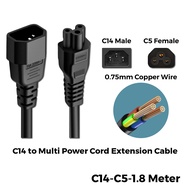 C14 to Multi Power Cord Extension Cable