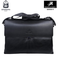POLO GODEN 82656A-4 Leather Sling Bag / Leather Messenger Bag